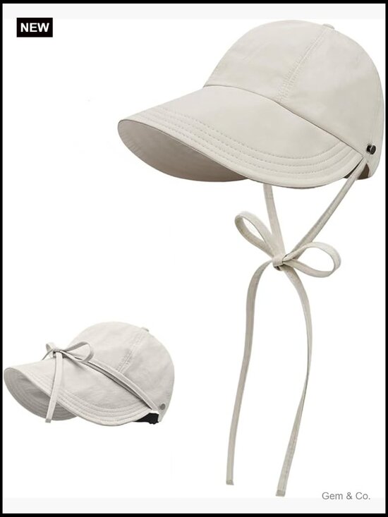 Foldable Baseball Sun Hat with Wide Brim, Adjustable, Wind-Resistant Cord main image 7